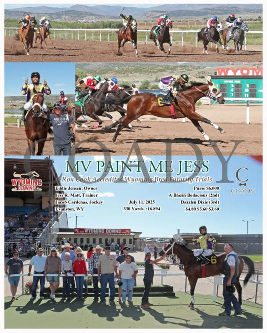 MV PAINT ME JESS - Ron Cook Accredited Wyoming Bred Futurity Trials - 07-11-25 - R06 - WYO Wyoming Downs