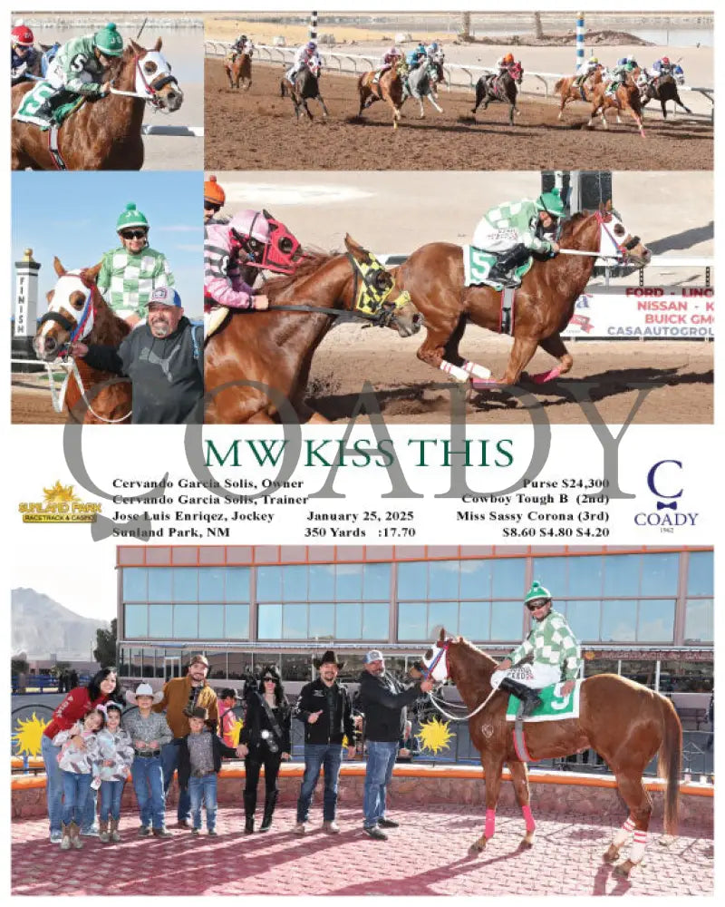 Mw Kiss This - 01-25-25 R06 Sun Turfway Park
