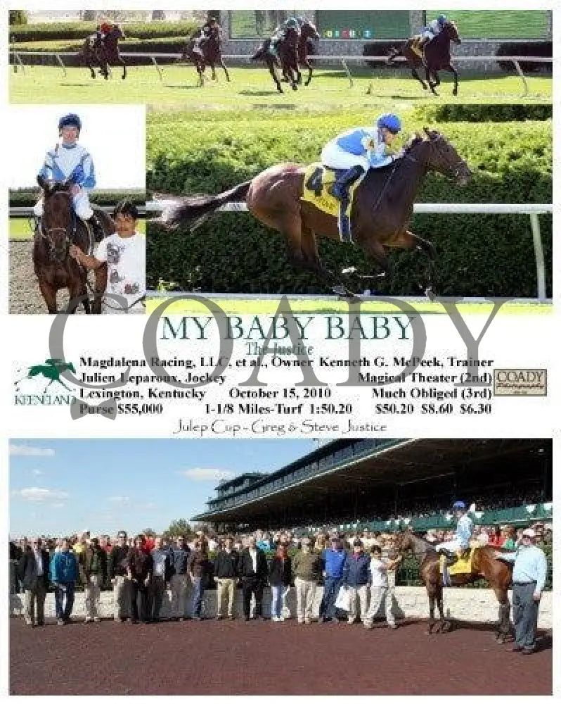My Baby - 10/15/2010 Keeneland