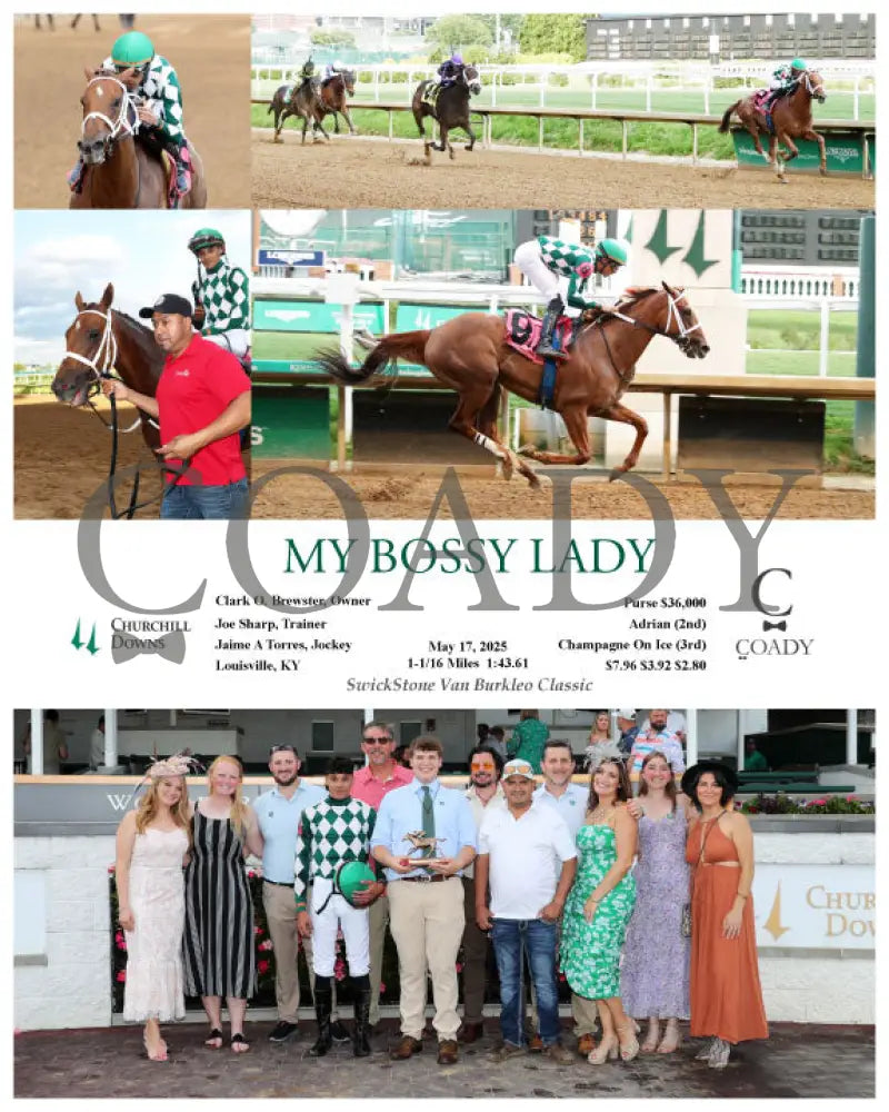 MY BOSSY LADY - 05-17-25 - R03 - CD - Group Churchill Downs