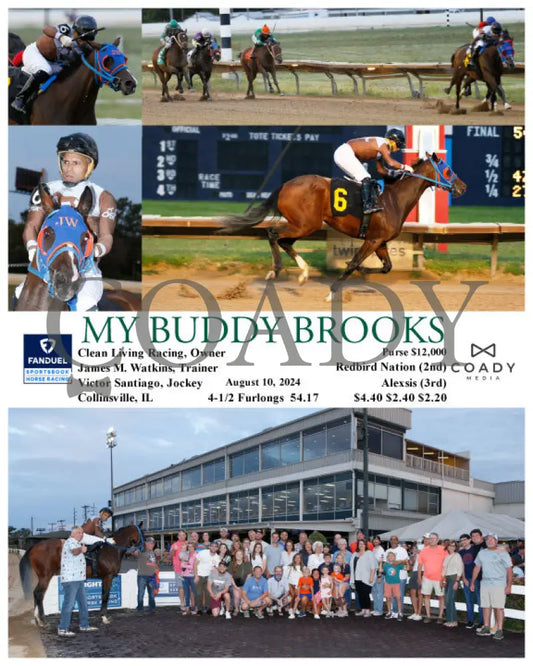 My Buddy Brooks - 08-10-24 R01 Fan Fanduel Sportsbook Horse Racing