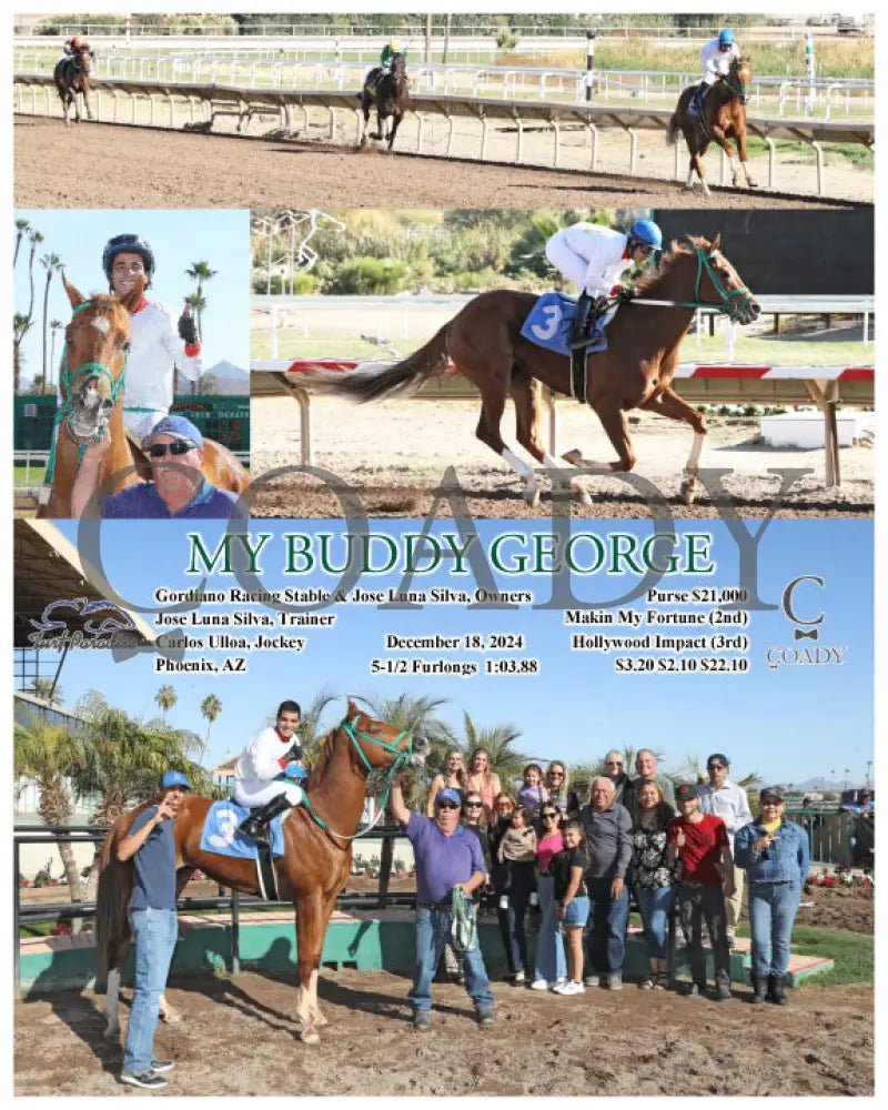 My Buddy George - 12-18-24 R03 Tup Turf Paradise
