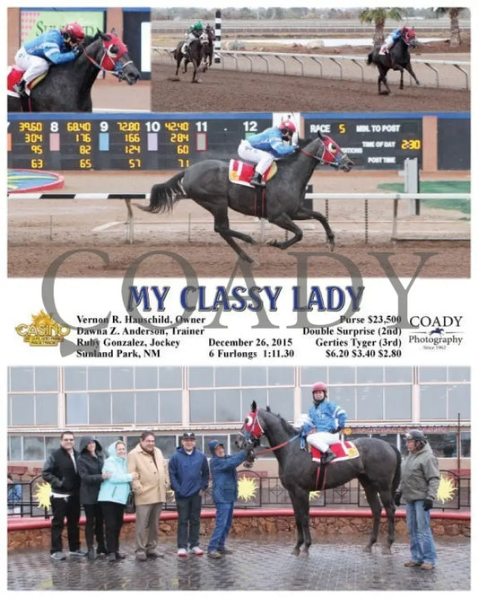 My Classy Lady - 122615 Race 05 Sun Sunland Park