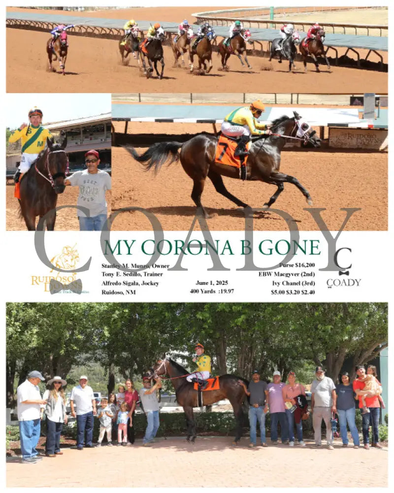 MY CORONA B GONE - 06-01-25 - R07 - RUI Ruidoso Downs