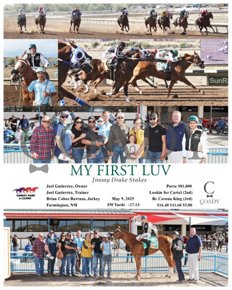 MY FIRST LUV - Jimmy Drake Stakes - 05-09-25 - R10 - SRP SunRay Park