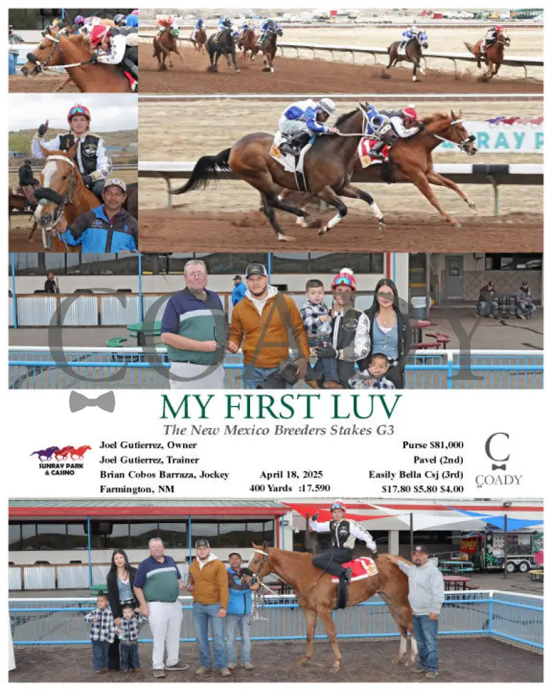 MY FIRST LUV - The New Mexico Breeders Stakes G3 - 04-18-25 - R10 - SRP SunRay Park