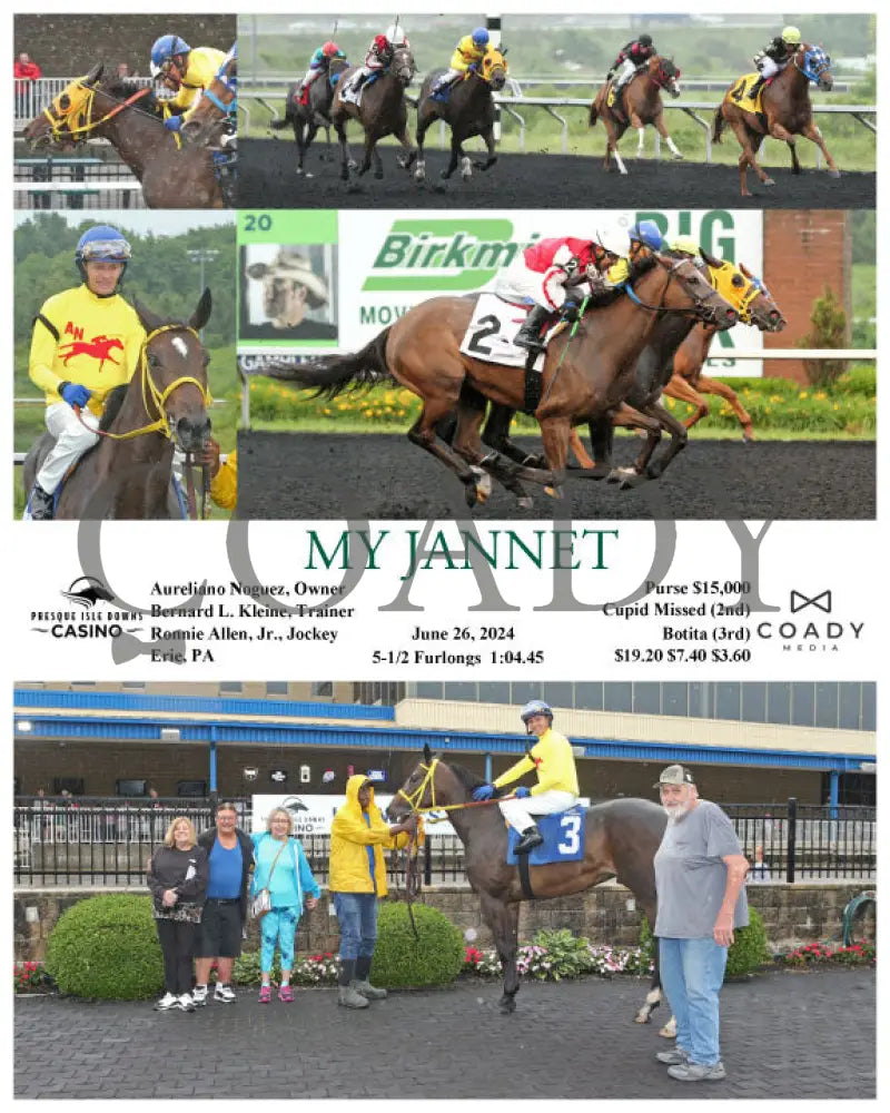 My Jannet - 06-26-24 R01 Pid Presque Isle Downs