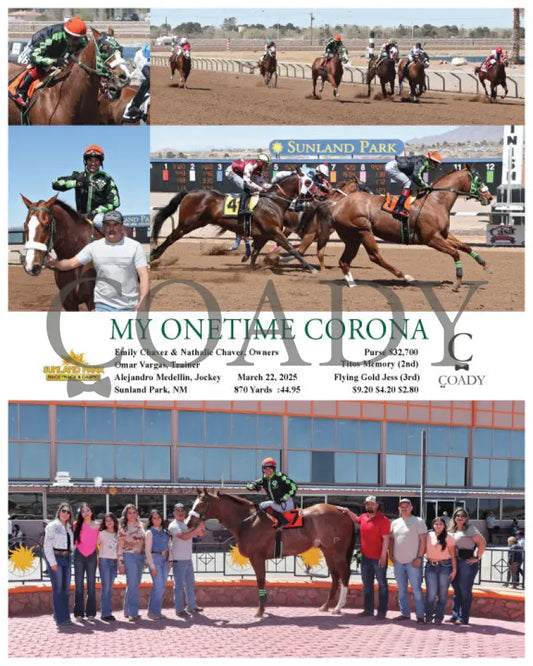 MY ONETIME CORONA - 03-22-25 - R03 - SUN Sunland Park