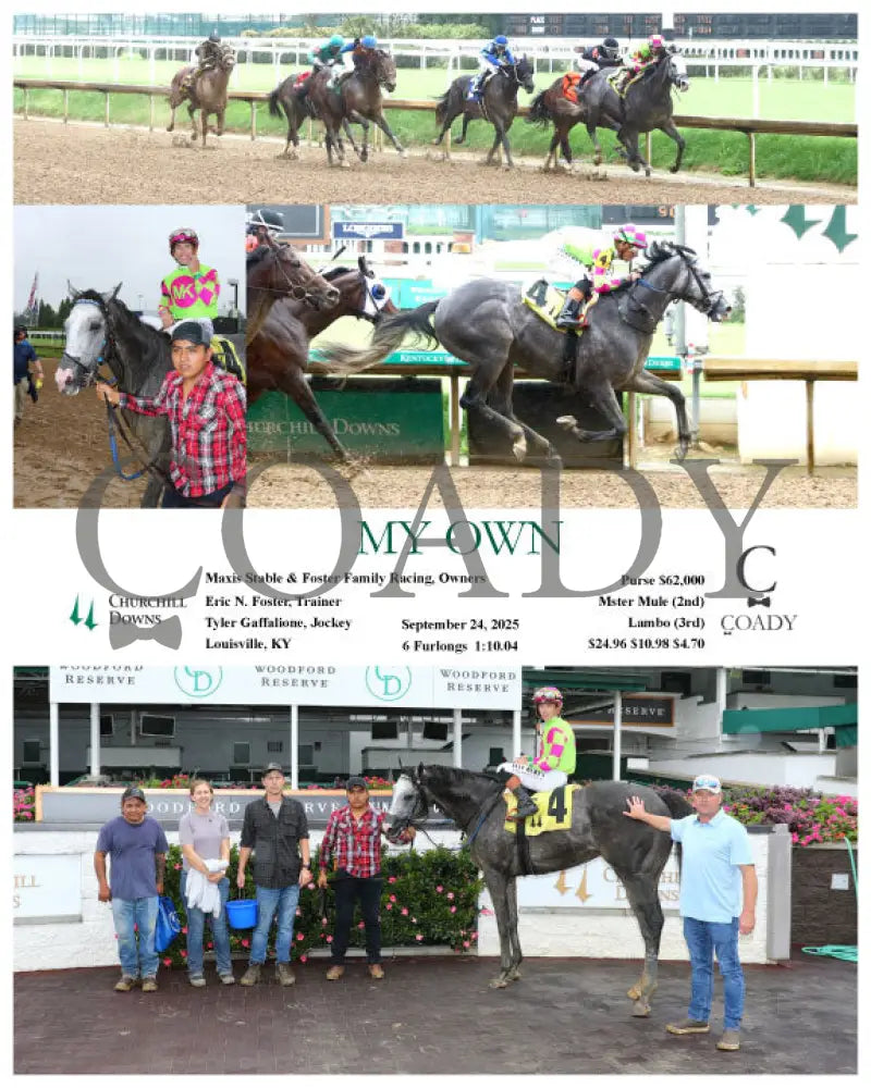 MY OWN - 092425 - Race 01 - CD Churchill Downs