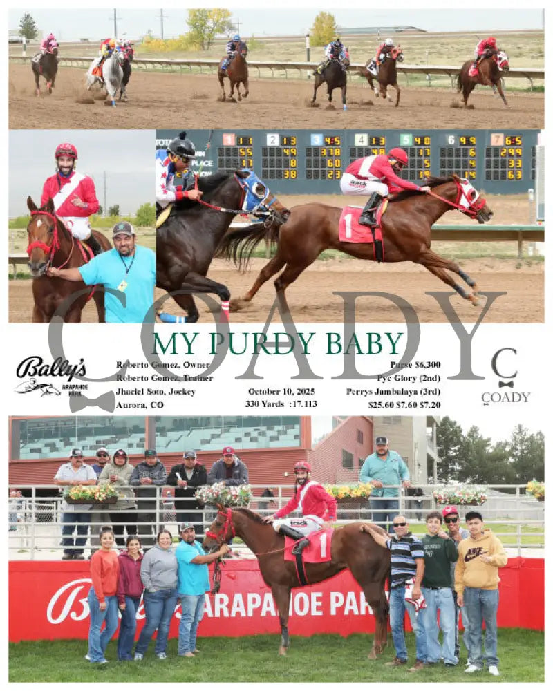 MY PURDY BABY - 10-10-25 - R02 - ARP Arapahoe Park