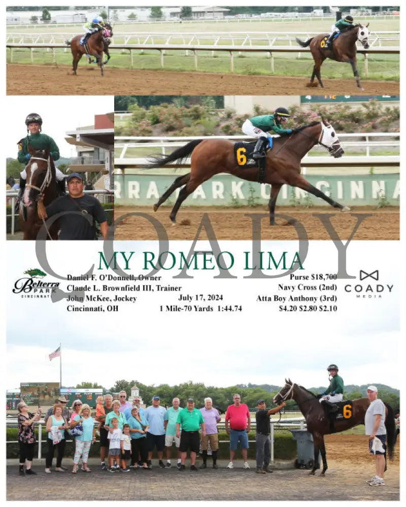 My Romeo Lima - 07-17-24 R06 Btp Belterra Park