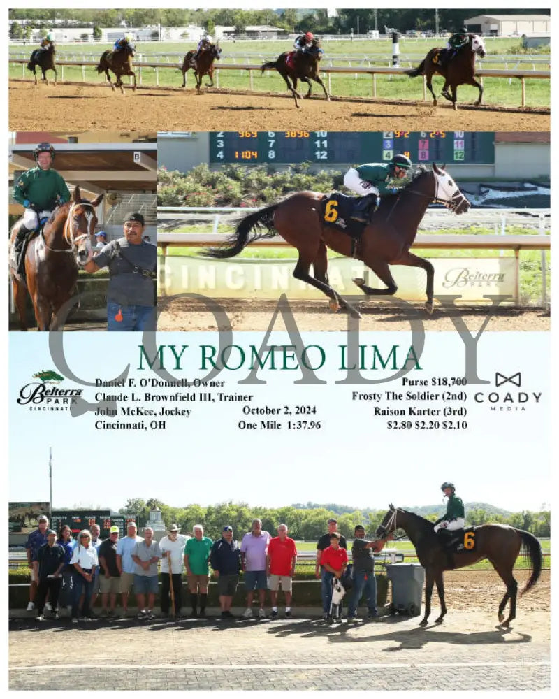 My Romeo Lima - 100224 Race 07 Btp Belterra Park