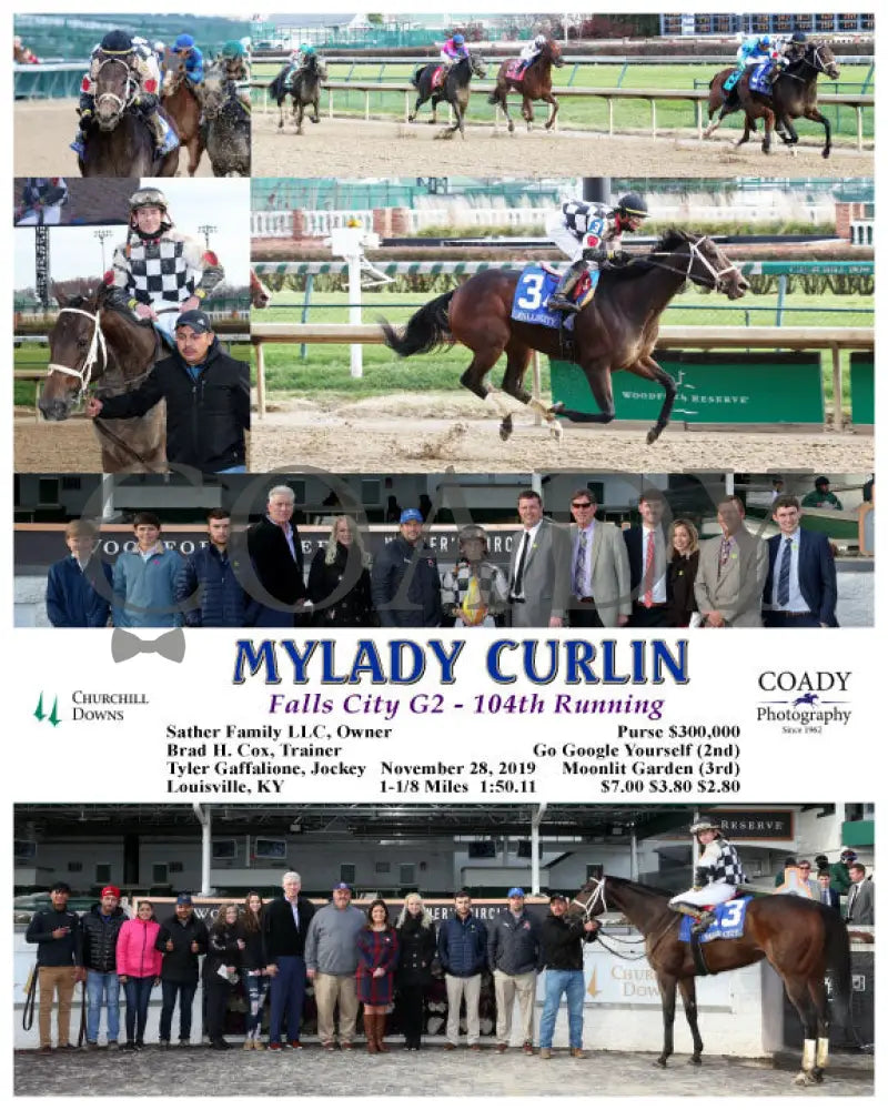 Mylady Curlin - Falls City G2 104Th Running 11-28-19 R09 Cd Churchill Downs
