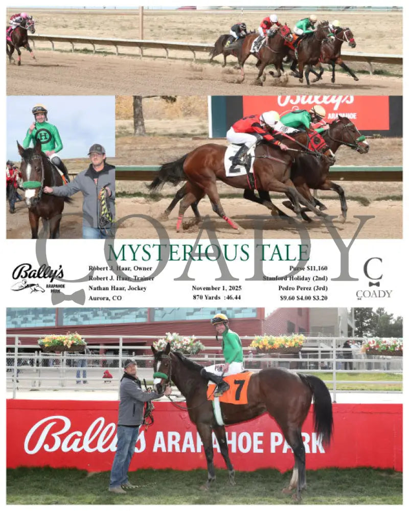 MYSTERIOUS TALE - 11-01-25 - R01 - ARP Arapahoe Park