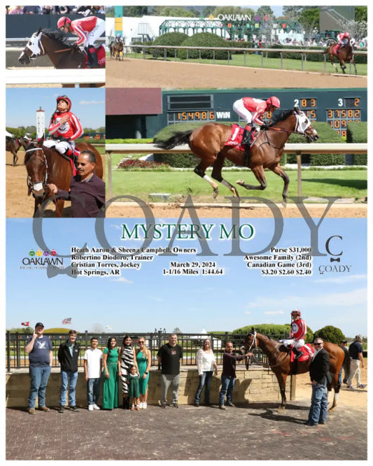 Mystery Mo - 03 - 29 - 24 R05 Op Oaklawn Park