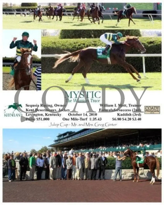 Mystic - The Warriors Trace 10-14-10 Keeneland
