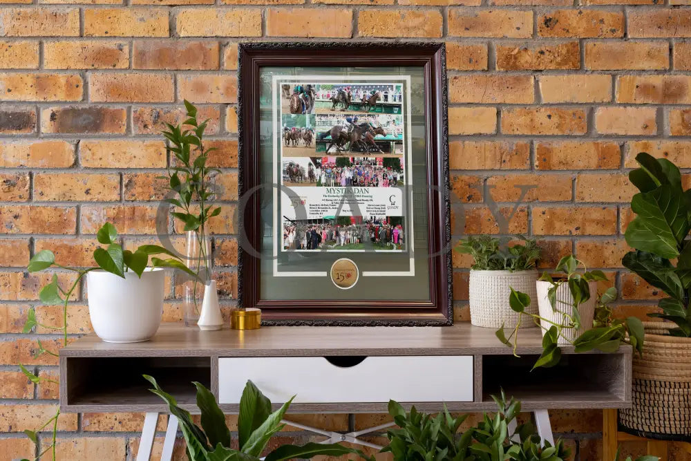 Mystik Dan - The Kentucky Derby G1 150Th Running 05-04-24 Hand Made Frame Framed Photograph