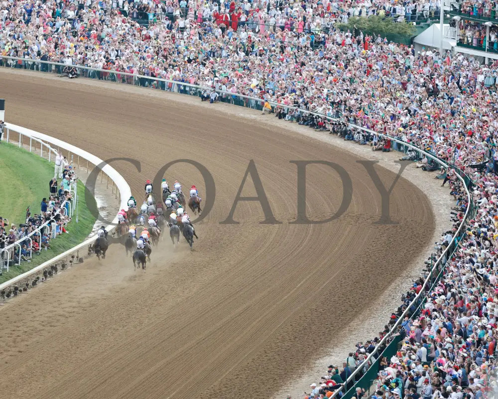 Mystik Dan - The Kentucky Derby G1 150Th Running 05-04-24 R12 Churchill Downs Aerial First Turn 01