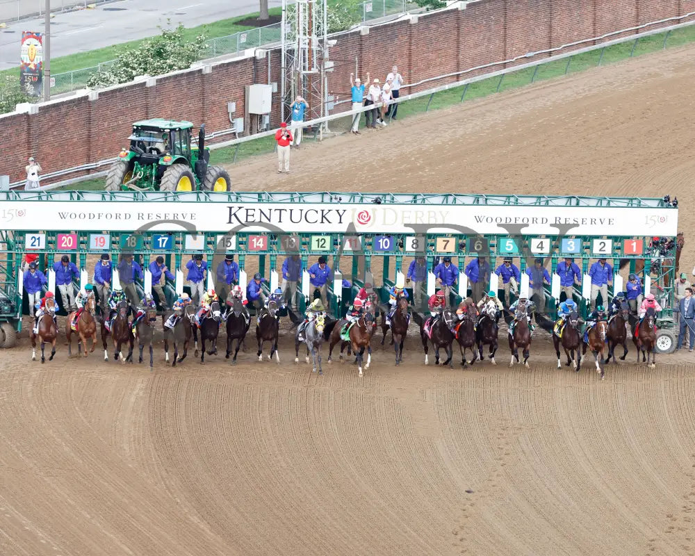 Mystik Dan - The Kentucky Derby G1 150Th Running 05-04-24 R12 Churchill Downs Aerial Start 01 Cathy