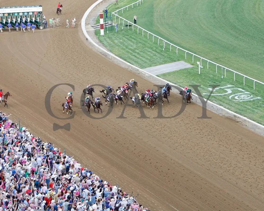 Mystik Dan - The Kentucky Derby G1 150Th Running 05-04-24 R12 Churchill Downs Aerial Start 02 Cathy