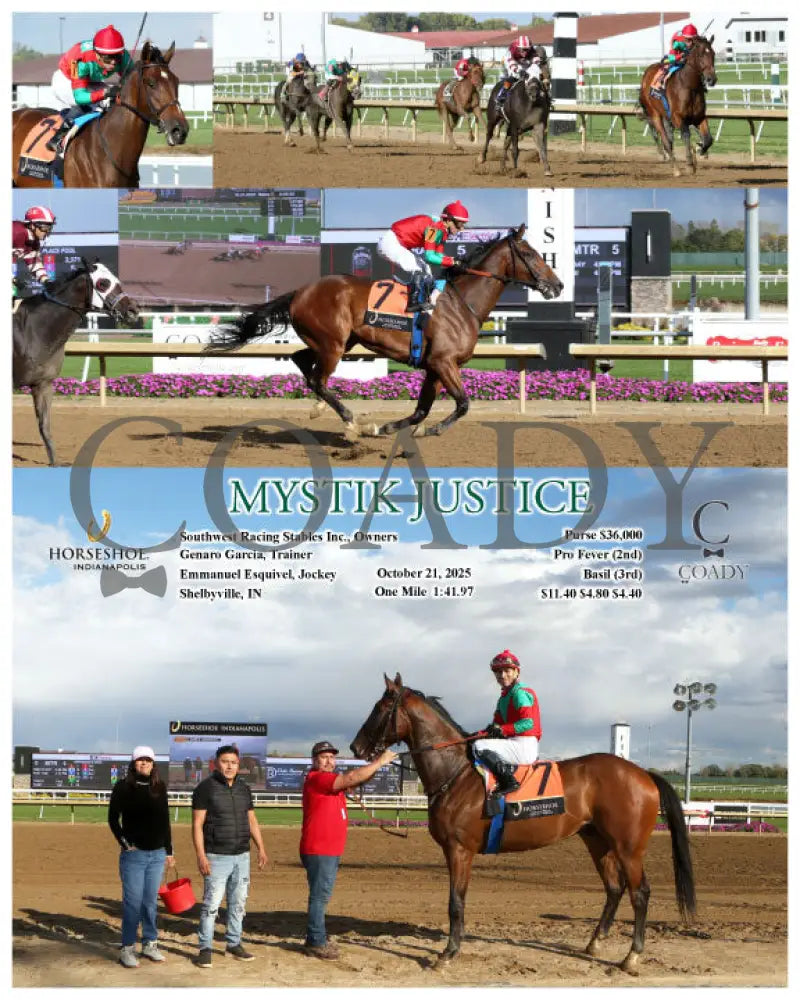 MYSTIK JUSTICE - 10-21-25 - R05 - IND Indiana Grand