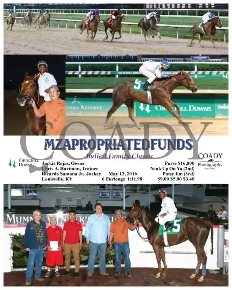 Mzapropriatedfunds - 051216 Race 08 Cd Churchill Downs