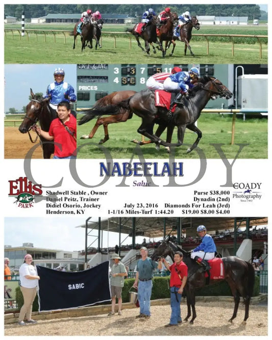 Nabeelah - 072316 Race 06 Elp Ellis Park