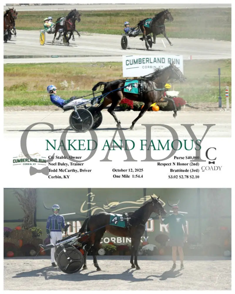 NAKED AND FAMOUS - 10-12-25 - R06 - CMR Presque Isle Downs
