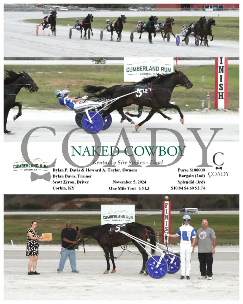 Naked Cowboy - Kentucky Sire Stakes Final 11-05-24 R12 Clr Cumberland Run