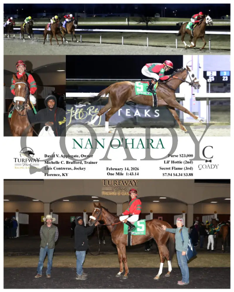 NAN O’HARA - 02-14-26 - R02 - TP Churchill Downs