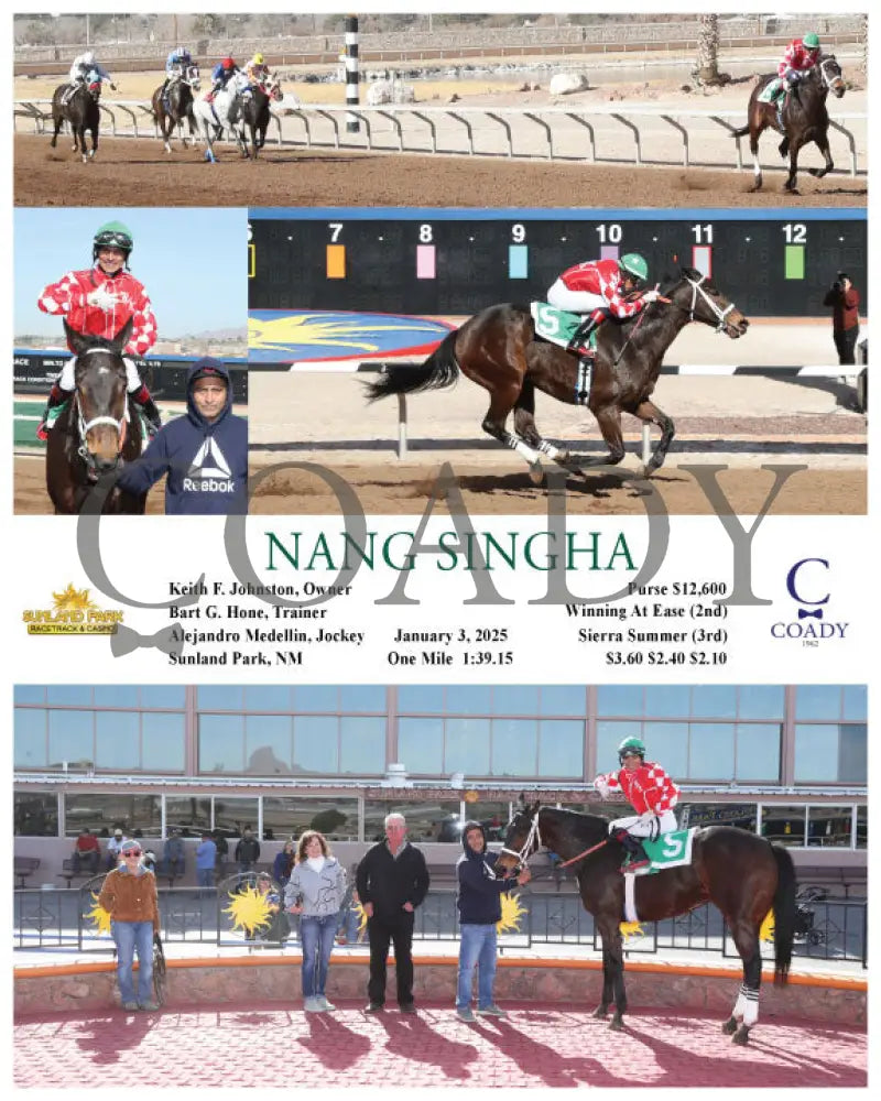 Nang Singha - 01-03-25 R01 Sun Turfway Park