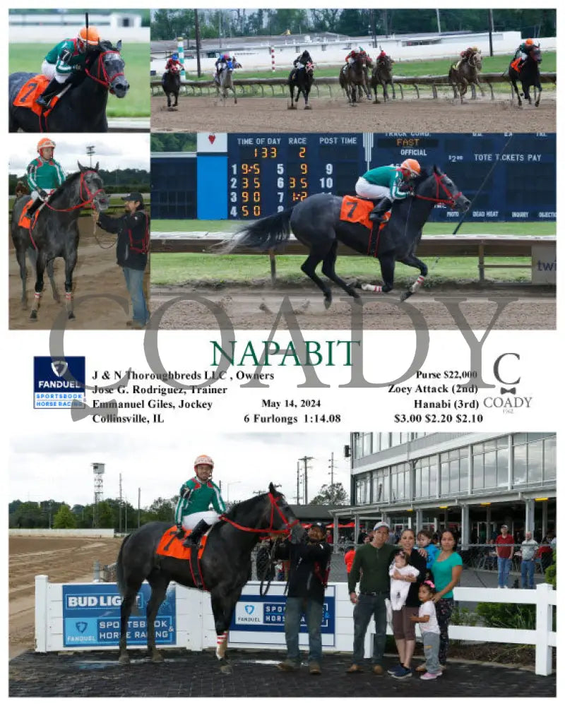 Napabit - 05-14-24 R02 Fan Fanduel Sportsbook Horse Racing