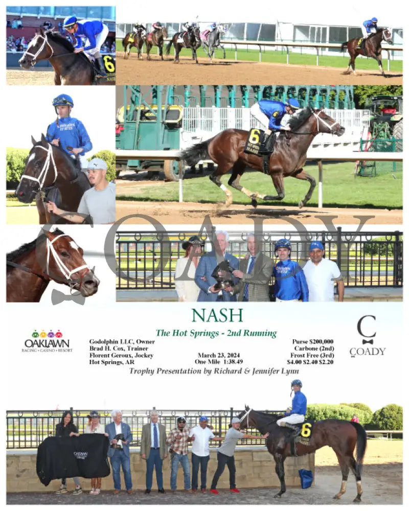 Nash - 032324 Race 08 Op The Hot Springs 2Nd Running Oaklawn Park