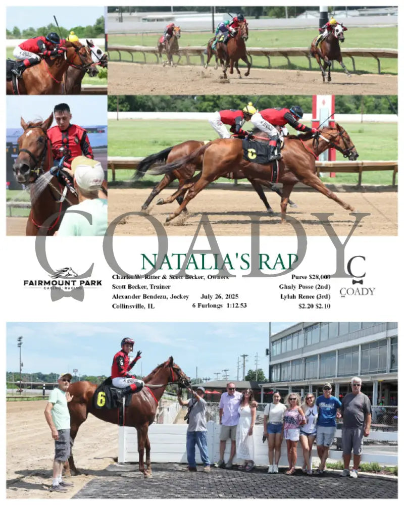 NATALIA’S RAP - 07-26-25 - R04 - FP Fanduel Sportsbook Horse Racing