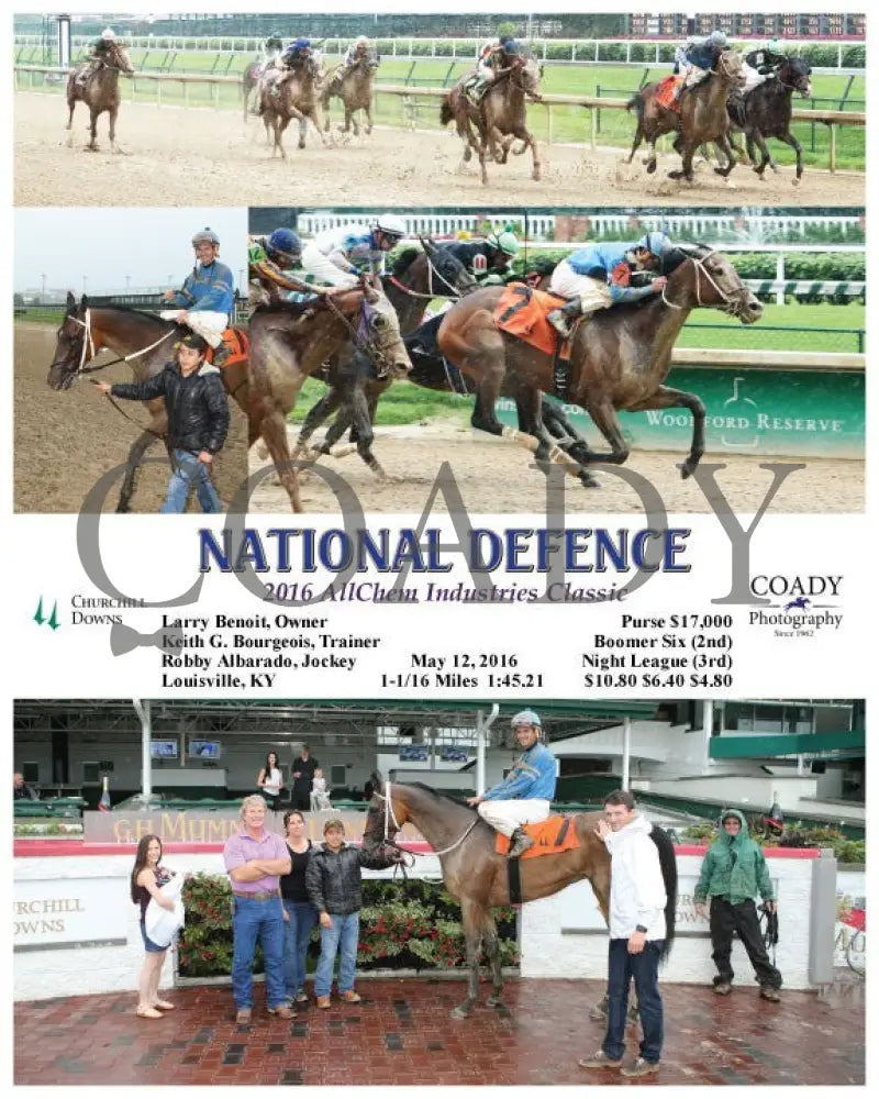 National Defence - 051216 Race 03 Cd Churchill Downs