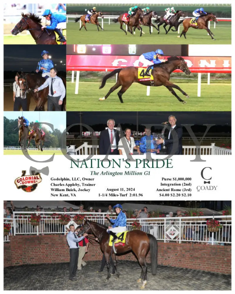 Nation’s Pride - The Arlington Million 08-11-24 R11 Cnl Colonial Downs