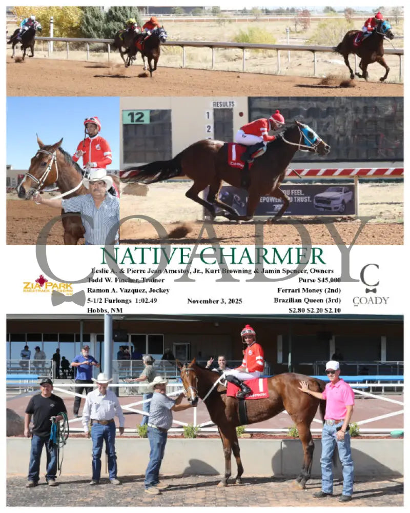 NATIVE CHARMER - 11-03-25 - R02 - ZIA Zia Park