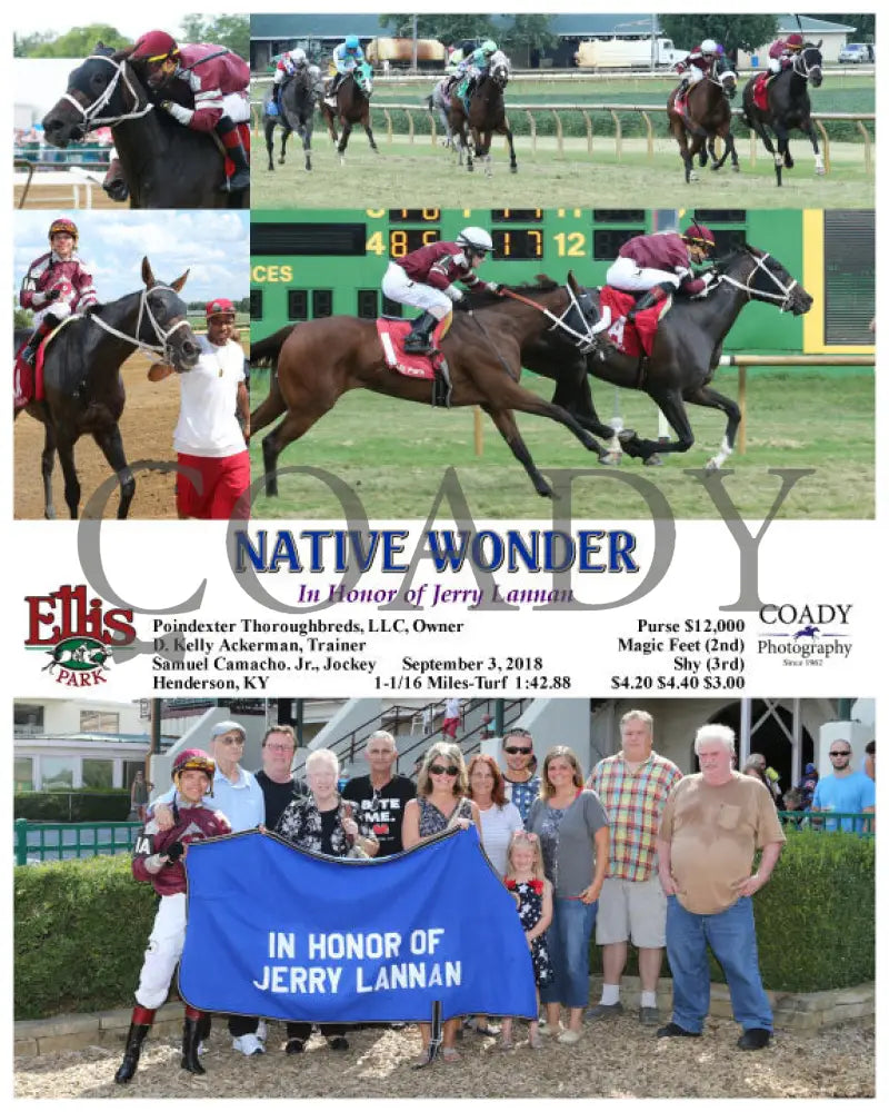 Native Wonder - 090318 Race 05 Elp Group Ellis Park