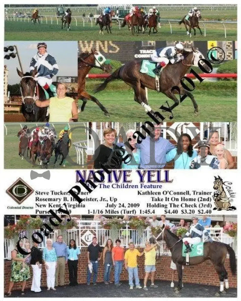 Native Yell - For The Children Feature 7 24 Colonial Downs