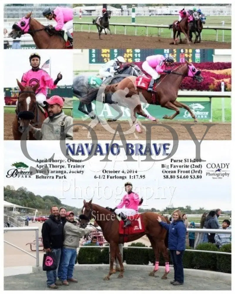 Navajo Brave - 100414 Race 06 Btp Belterra Park