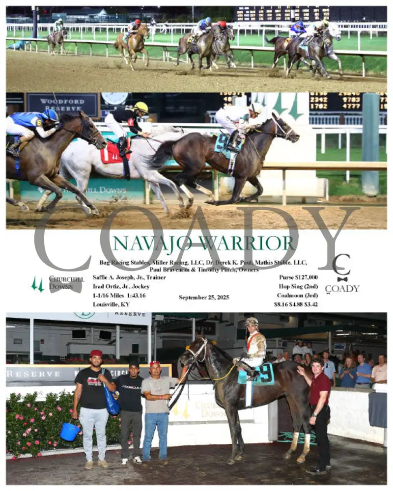 NAVAJO WARRIOR - 09-25-25 - R07 - CD Churchill Downs