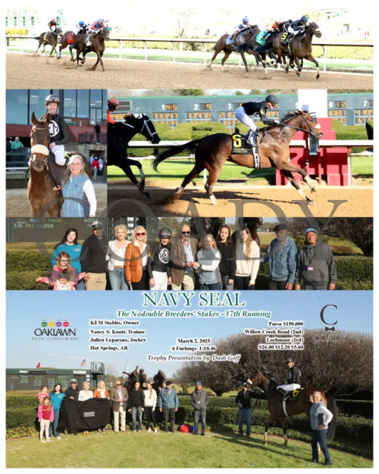 NAVY SEAL - The Nodouble Breeders’ Stakes - 17th Running - 03-02-25 - R07 - OP Oaklawn Park