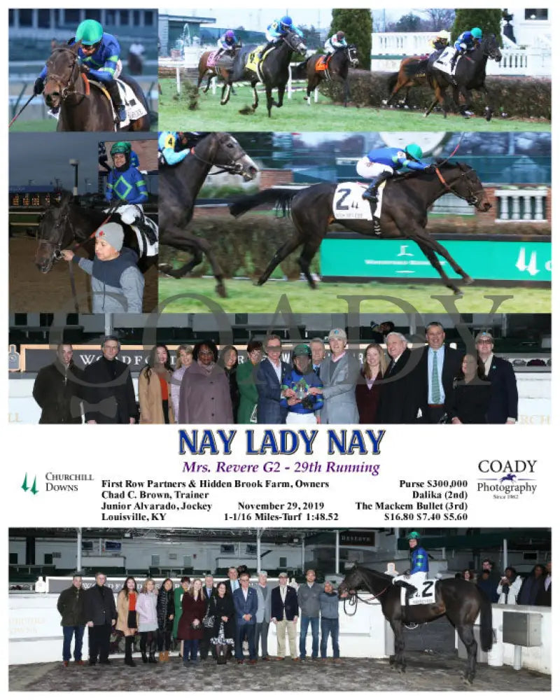 Nay Lady - Mrs. Revere G2 29Th Running 11-29-19 R09 Cd Churchill Downs