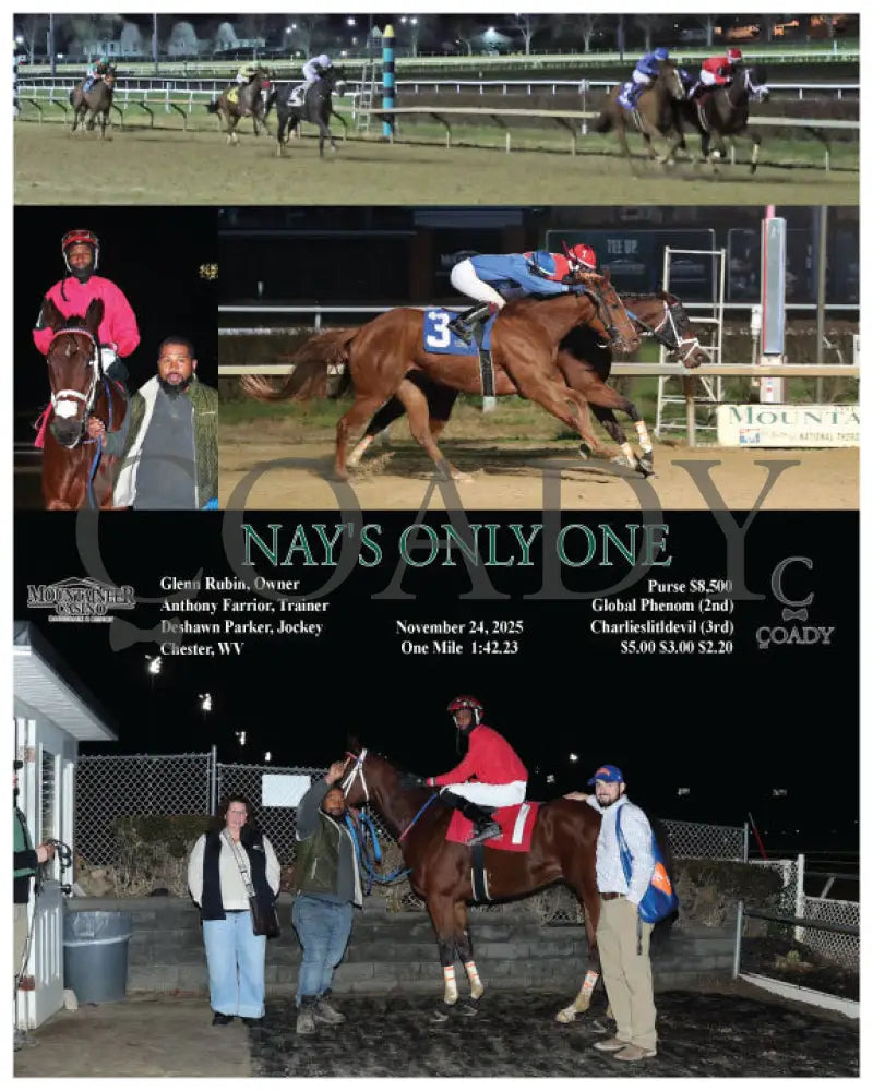 NAY'S ONLY ONE - 11-24-25 - R06 - MNR - Coady Media - Kurtis Coady Photography