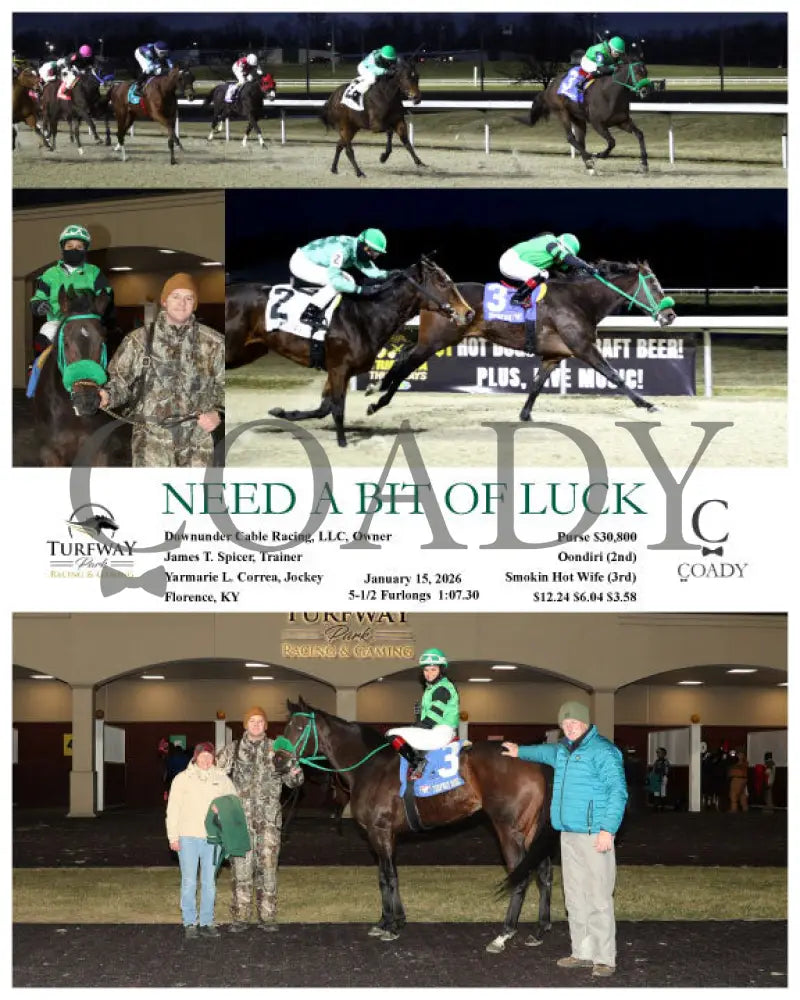 NEED A BIT OF LUCK - 01-15-26 - R01 - TP - Coady Media - Kurtis Coady Photography
