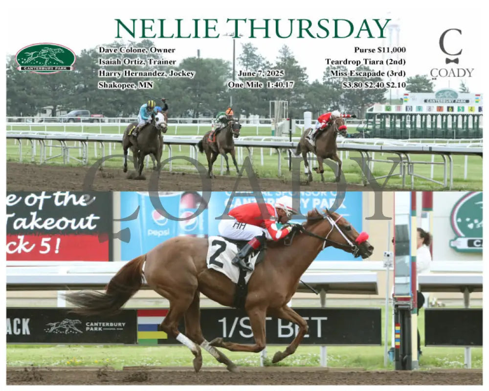 NELLIE THURSDAY - 06-07-25 - R01 - CBY Ruidoso Downs