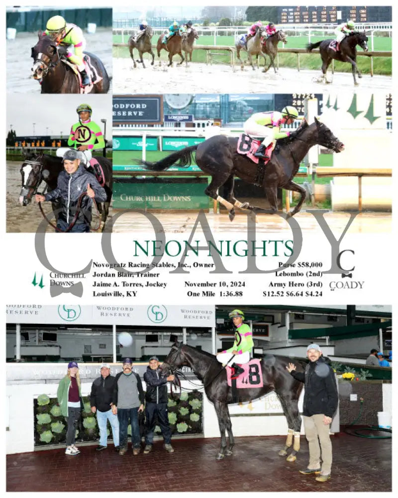 Neon Nights - 11-10-24 R02 Cd Churchill Downs