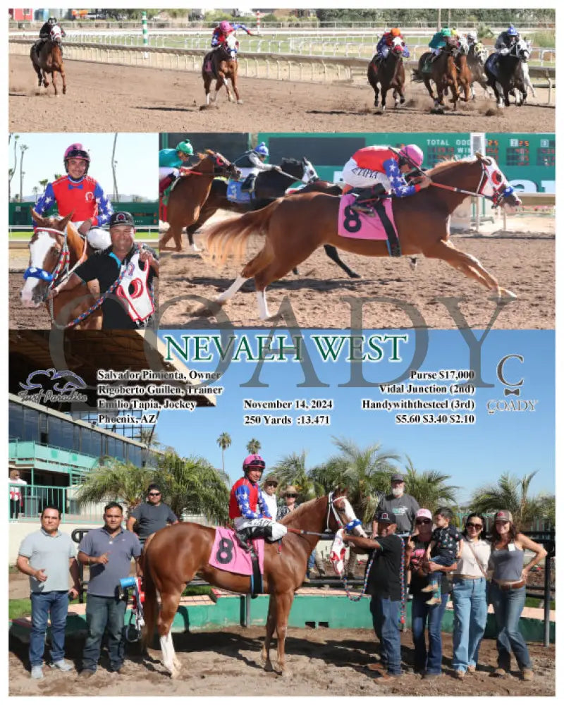Nevaeh West - 11-14-24 R02 Tup Turf Paradise