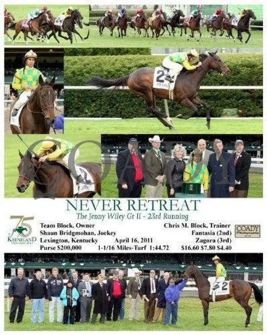 Never Retreat - The Jenny Wiley Gr Ii 23Rd Runni Keeneland