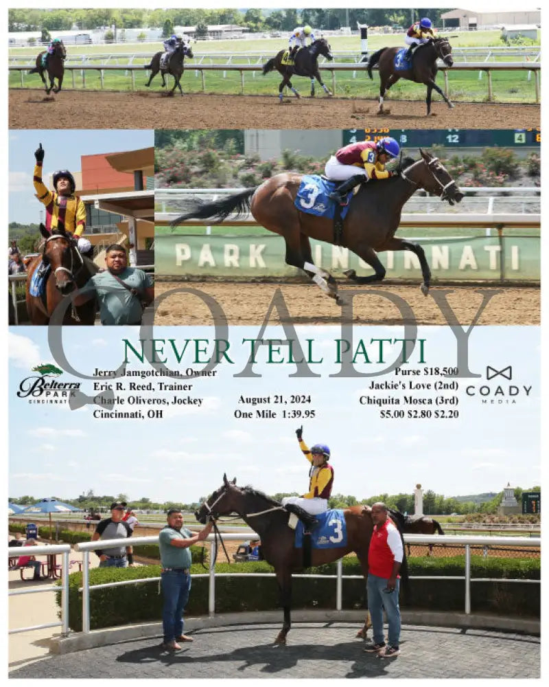 Never Tell Patti - 082124 Race 02 Btp Belterra Park